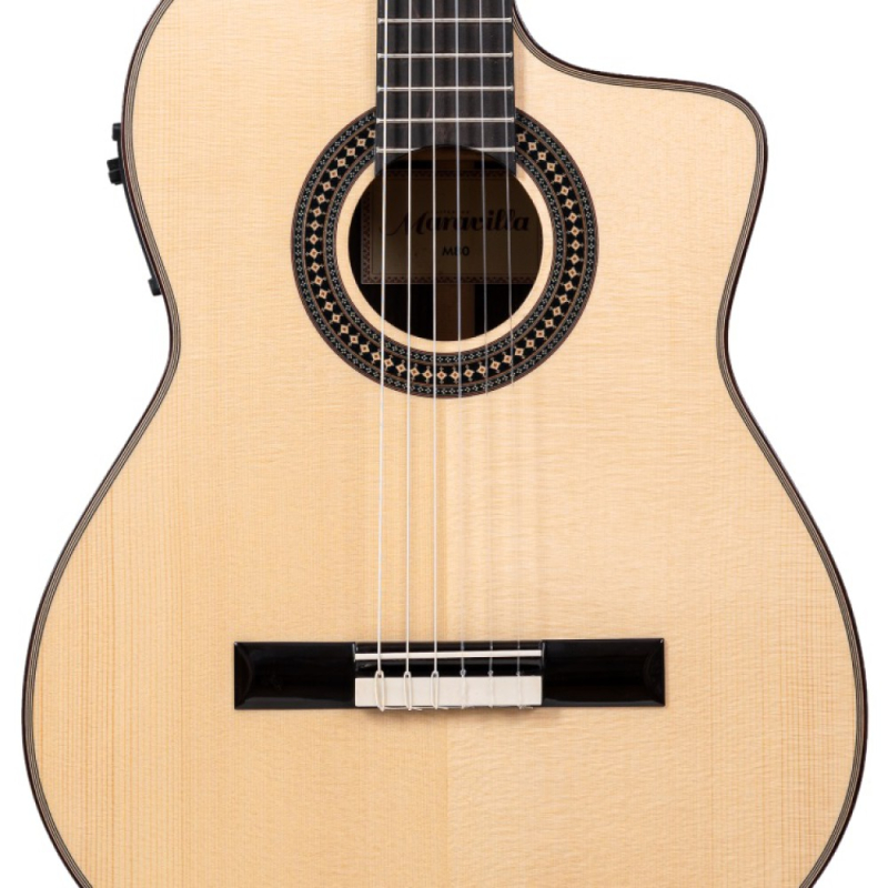 Maravilla M80-CE Crossover, Fichte / Palisander vollmassiv, 48mm Sattelbreite, inkl. Case **Sonderpreis**